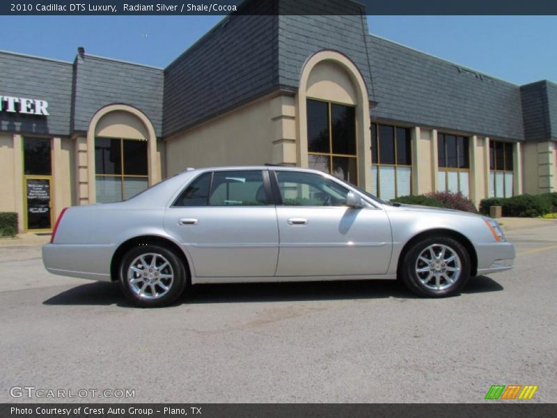 Radiant Silver / Shale/Cocoa 2010 Cadillac DTS Luxury