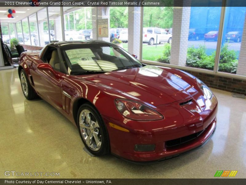 Crystal Red Tintcoat Metallic / Cashmere 2011 Chevrolet Corvette Grand Sport Coupe