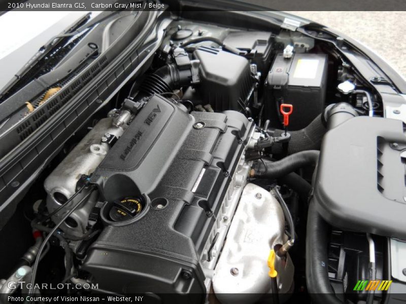 Carbon Gray Mist / Beige 2010 Hyundai Elantra GLS