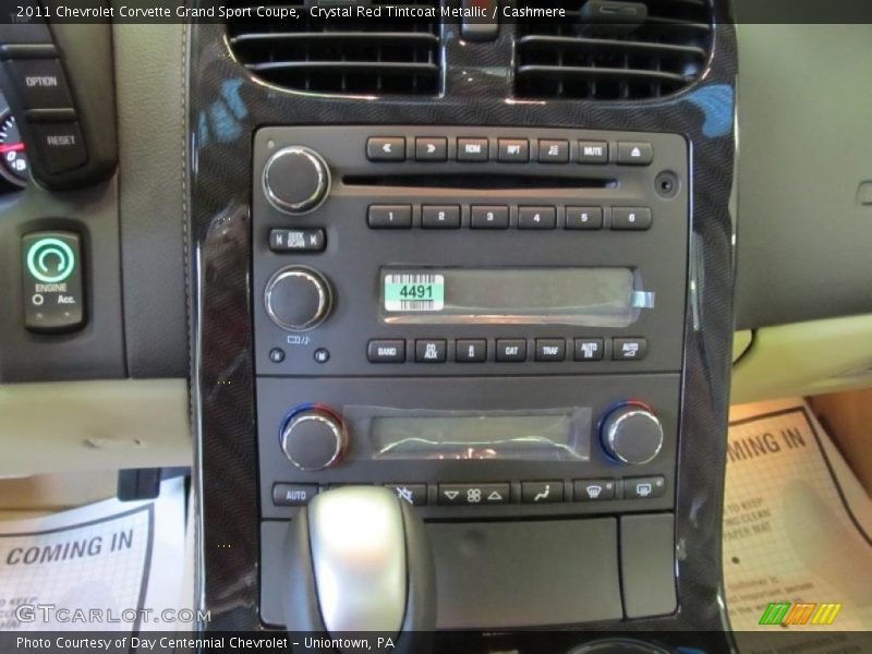 Controls of 2011 Corvette Grand Sport Coupe