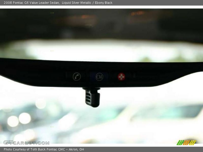 Liquid Silver Metallic / Ebony Black 2008 Pontiac G6 Value Leader Sedan