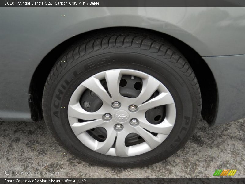 Carbon Gray Mist / Beige 2010 Hyundai Elantra GLS