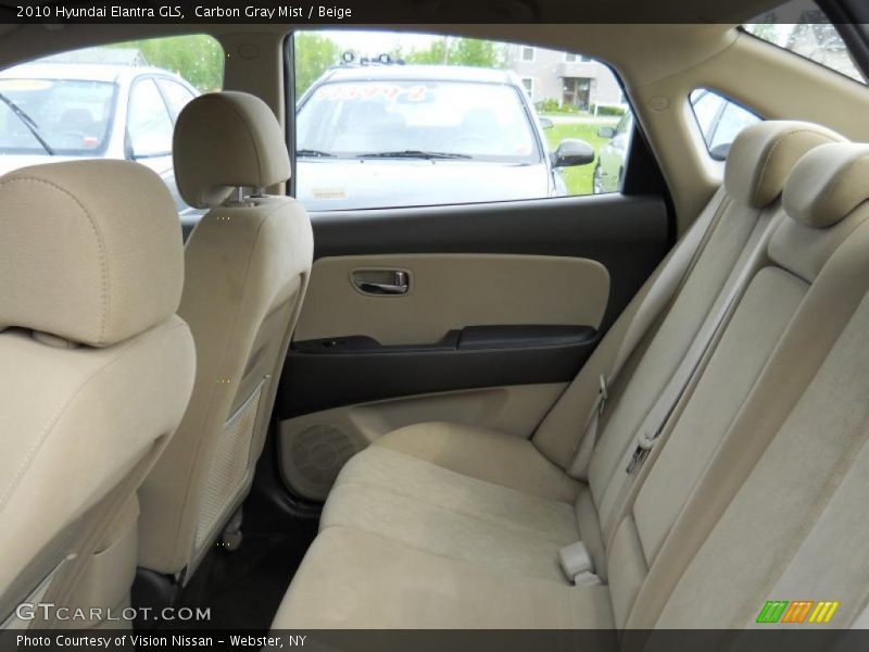 Carbon Gray Mist / Beige 2010 Hyundai Elantra GLS