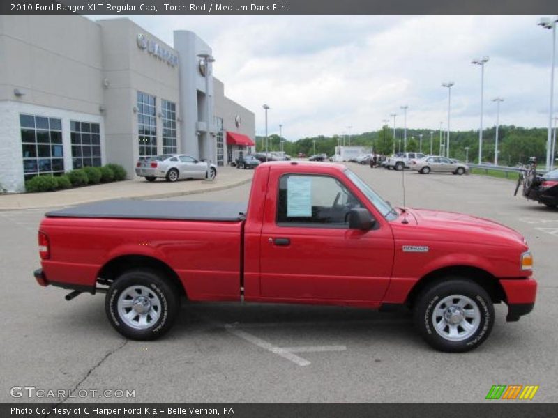Torch Red / Medium Dark Flint 2010 Ford Ranger XLT Regular Cab