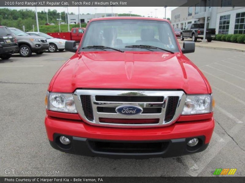Torch Red / Medium Dark Flint 2010 Ford Ranger XLT Regular Cab