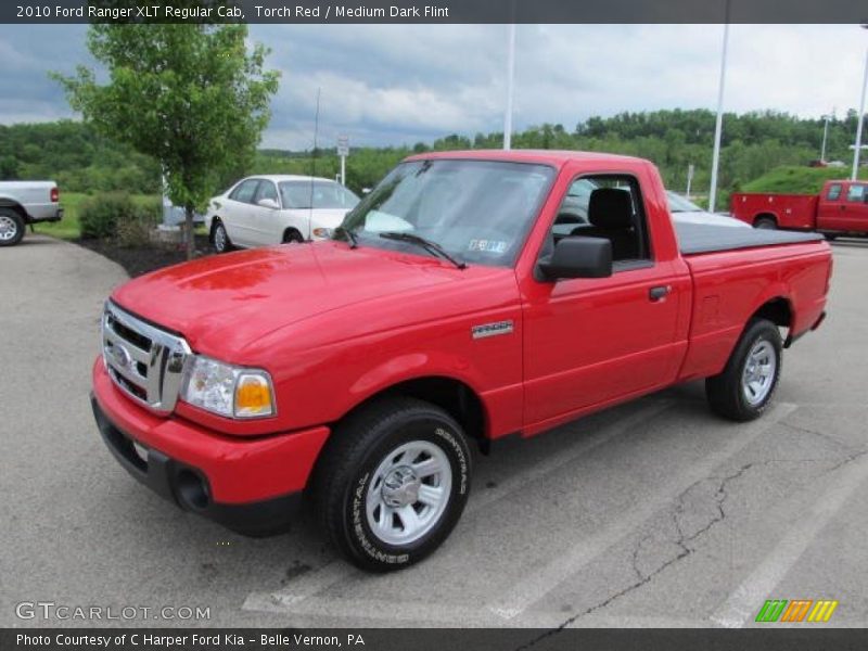 Front 3/4 View of 2010 Ranger XLT Regular Cab