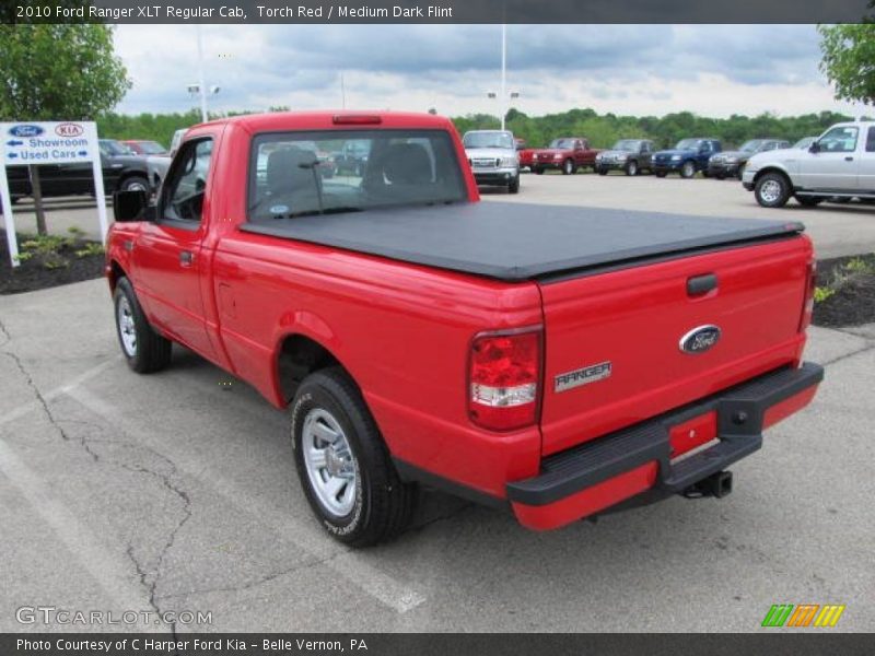 Torch Red / Medium Dark Flint 2010 Ford Ranger XLT Regular Cab