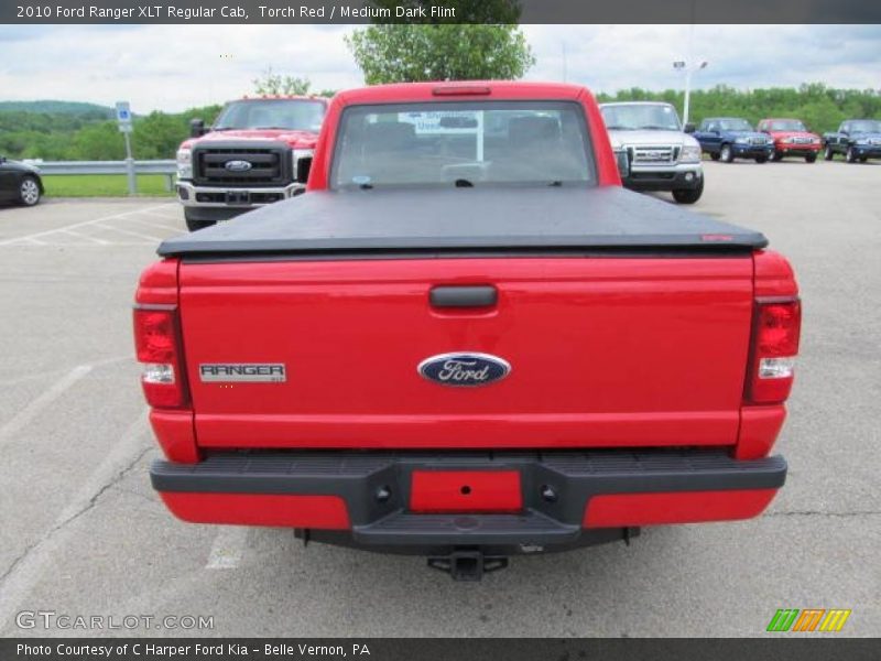 Torch Red / Medium Dark Flint 2010 Ford Ranger XLT Regular Cab