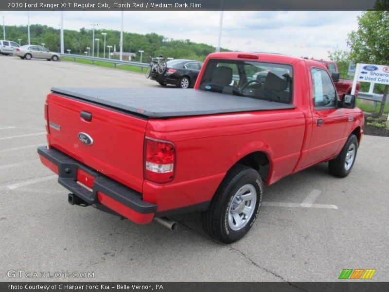 Torch Red / Medium Dark Flint 2010 Ford Ranger XLT Regular Cab