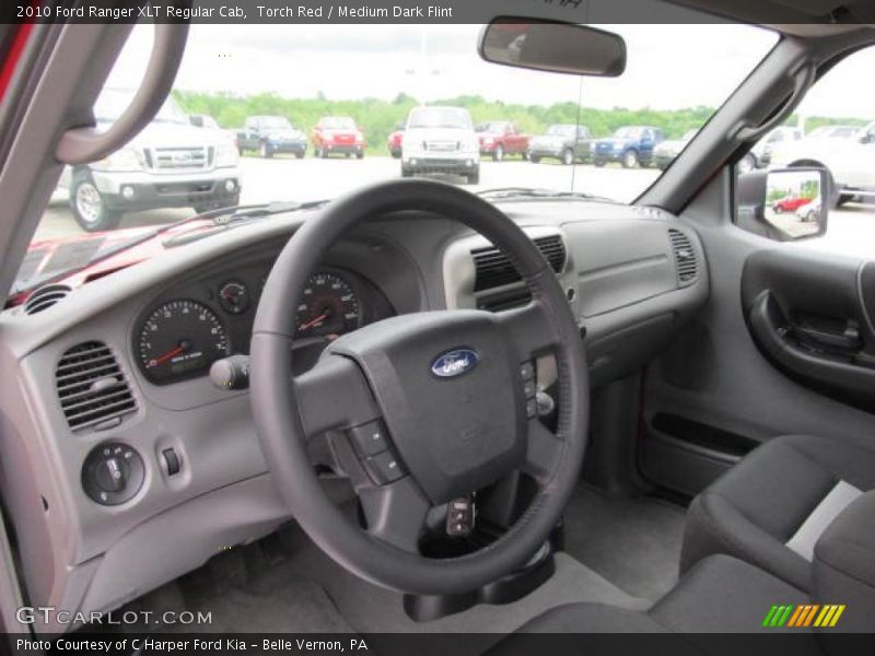 Torch Red / Medium Dark Flint 2010 Ford Ranger XLT Regular Cab