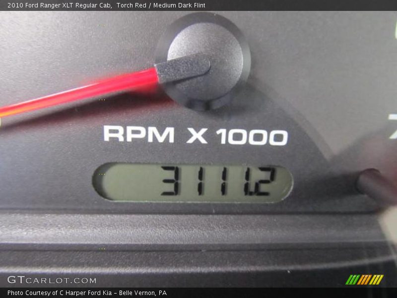 Torch Red / Medium Dark Flint 2010 Ford Ranger XLT Regular Cab