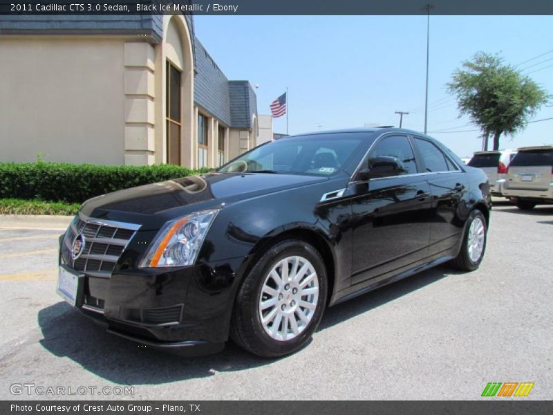 Black Ice Metallic / Ebony 2011 Cadillac CTS 3.0 Sedan