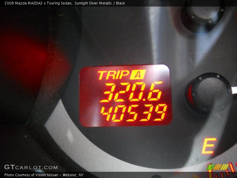 Sunlight Silver Metallic / Black 2008 Mazda MAZDA3 s Touring Sedan