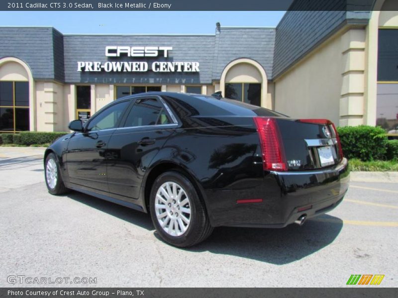 Black Ice Metallic / Ebony 2011 Cadillac CTS 3.0 Sedan