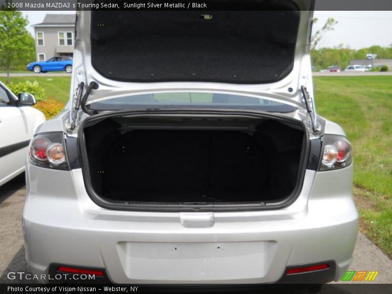 Sunlight Silver Metallic / Black 2008 Mazda MAZDA3 s Touring Sedan
