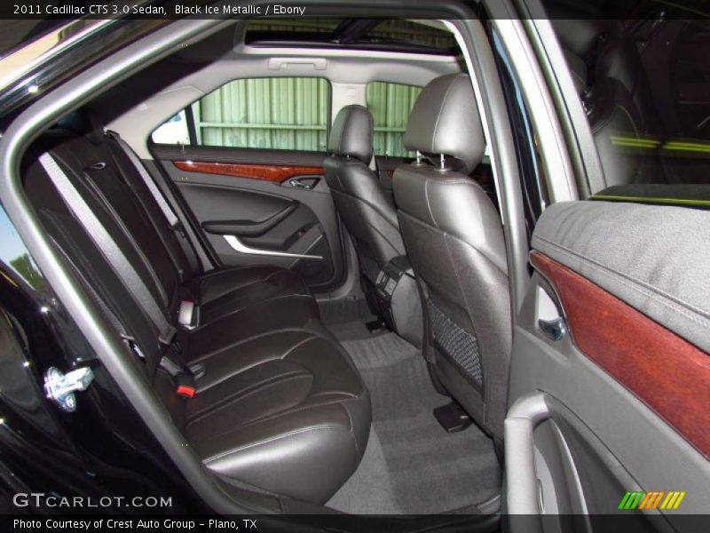 Black Ice Metallic / Ebony 2011 Cadillac CTS 3.0 Sedan