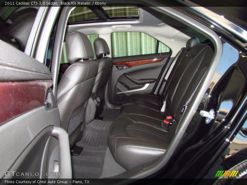 Black Ice Metallic / Ebony 2011 Cadillac CTS 3.0 Sedan
