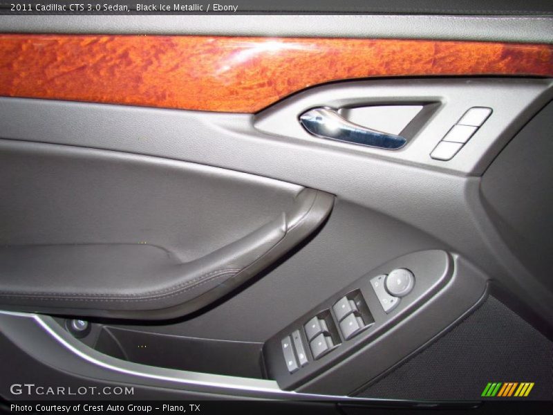 Black Ice Metallic / Ebony 2011 Cadillac CTS 3.0 Sedan