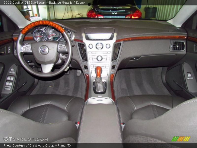 Black Ice Metallic / Ebony 2011 Cadillac CTS 3.0 Sedan