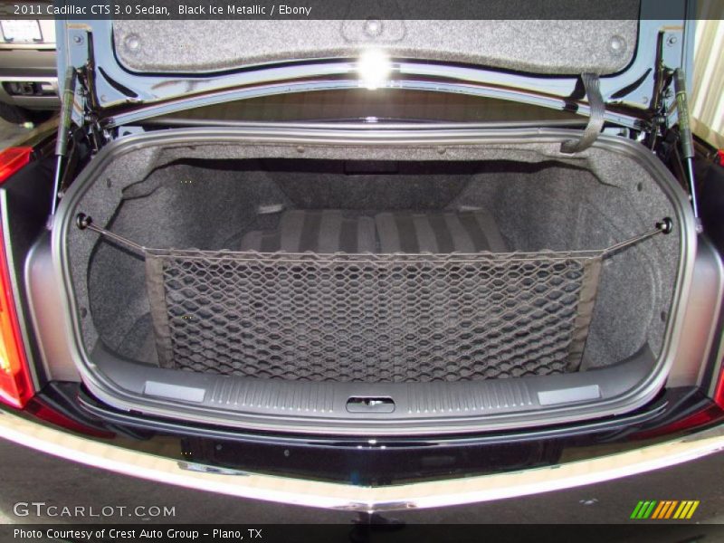 Black Ice Metallic / Ebony 2011 Cadillac CTS 3.0 Sedan
