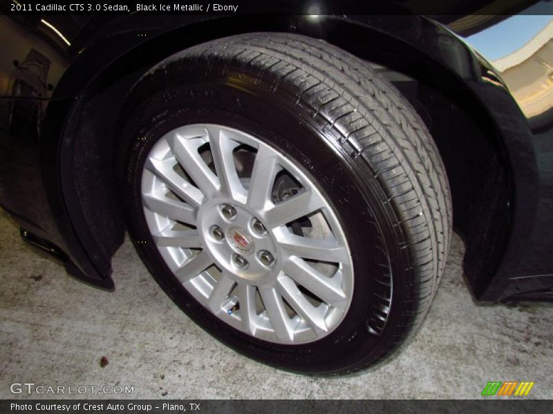 Black Ice Metallic / Ebony 2011 Cadillac CTS 3.0 Sedan