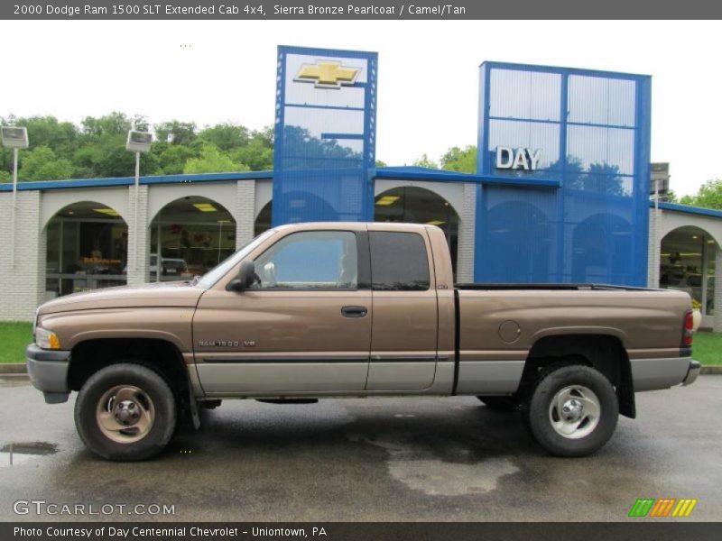 Sierra Bronze Pearlcoat / Camel/Tan 2000 Dodge Ram 1500 SLT Extended Cab 4x4