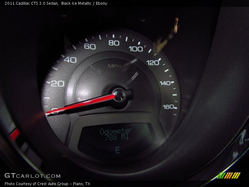 Black Ice Metallic / Ebony 2011 Cadillac CTS 3.0 Sedan