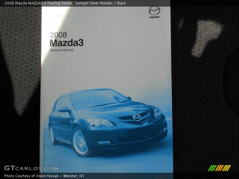 Sunlight Silver Metallic / Black 2008 Mazda MAZDA3 s Touring Sedan