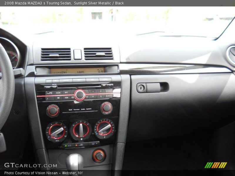 Sunlight Silver Metallic / Black 2008 Mazda MAZDA3 s Touring Sedan