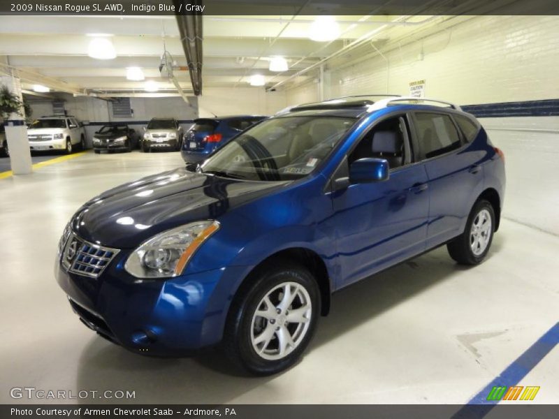 Indigo Blue / Gray 2009 Nissan Rogue SL AWD