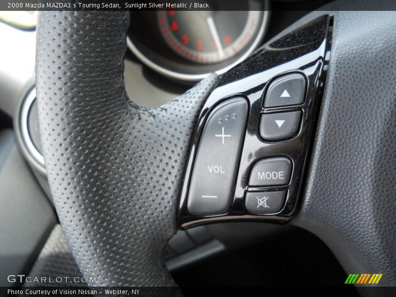 Sunlight Silver Metallic / Black 2008 Mazda MAZDA3 s Touring Sedan