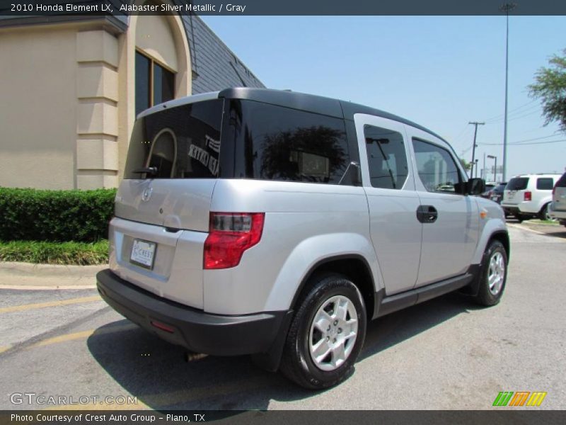 Alabaster Silver Metallic / Gray 2010 Honda Element LX
