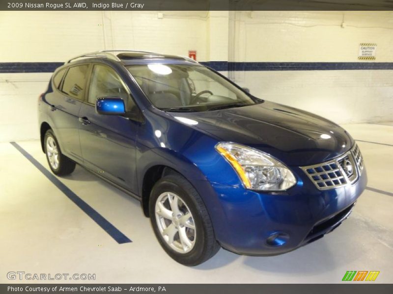 Indigo Blue / Gray 2009 Nissan Rogue SL AWD