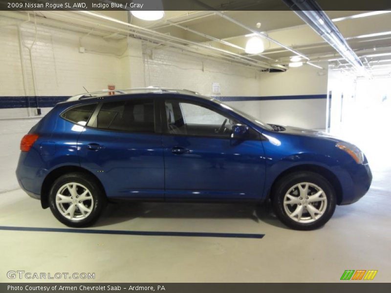 Indigo Blue / Gray 2009 Nissan Rogue SL AWD
