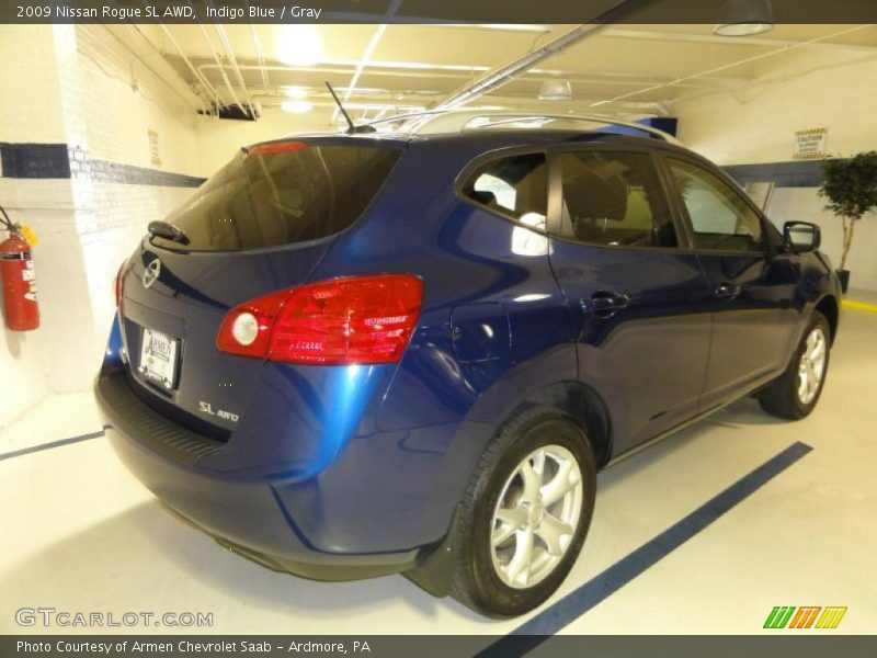 Indigo Blue / Gray 2009 Nissan Rogue SL AWD