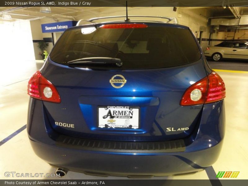 Indigo Blue / Gray 2009 Nissan Rogue SL AWD