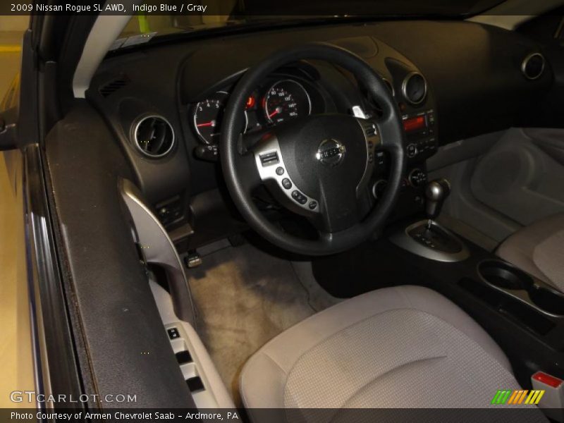 Indigo Blue / Gray 2009 Nissan Rogue SL AWD