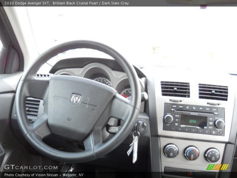 Brilliant Black Crystal Pearl / Dark Slate Gray 2010 Dodge Avenger SXT