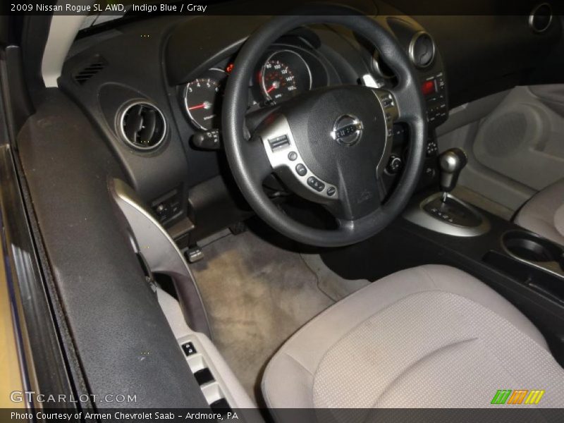 Indigo Blue / Gray 2009 Nissan Rogue SL AWD