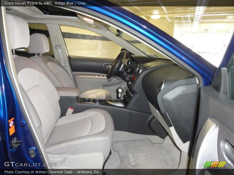 Indigo Blue / Gray 2009 Nissan Rogue SL AWD