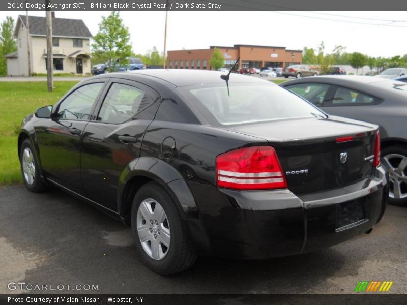 Brilliant Black Crystal Pearl / Dark Slate Gray 2010 Dodge Avenger SXT
