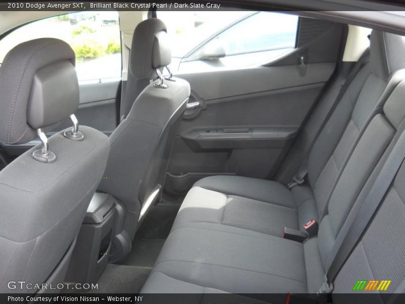 Brilliant Black Crystal Pearl / Dark Slate Gray 2010 Dodge Avenger SXT