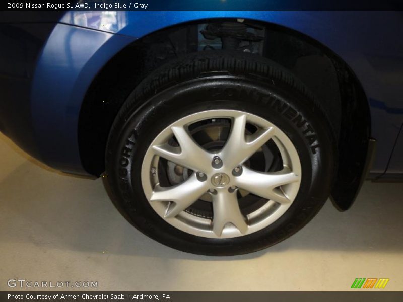 Indigo Blue / Gray 2009 Nissan Rogue SL AWD