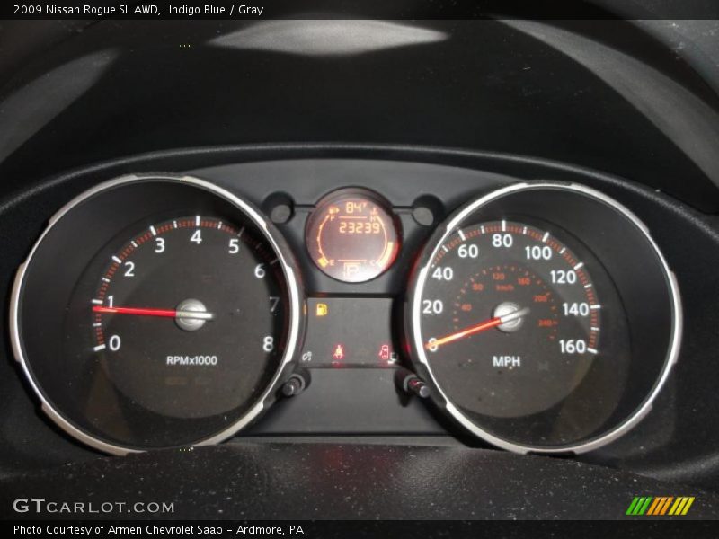 Indigo Blue / Gray 2009 Nissan Rogue SL AWD