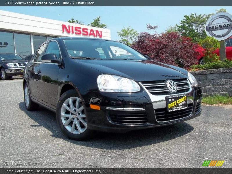 Black / Titan Black 2010 Volkswagen Jetta SE Sedan