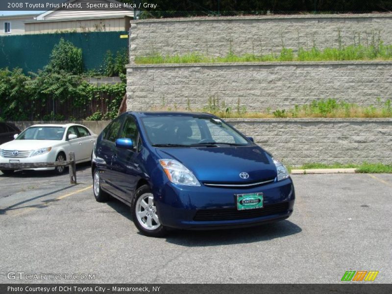 Spectra Blue Mica / Gray 2008 Toyota Prius Hybrid