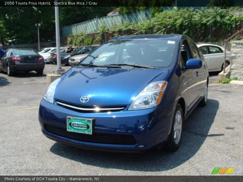 Spectra Blue Mica / Gray 2008 Toyota Prius Hybrid