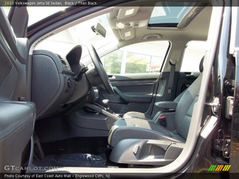 Black / Titan Black 2010 Volkswagen Jetta SE Sedan
