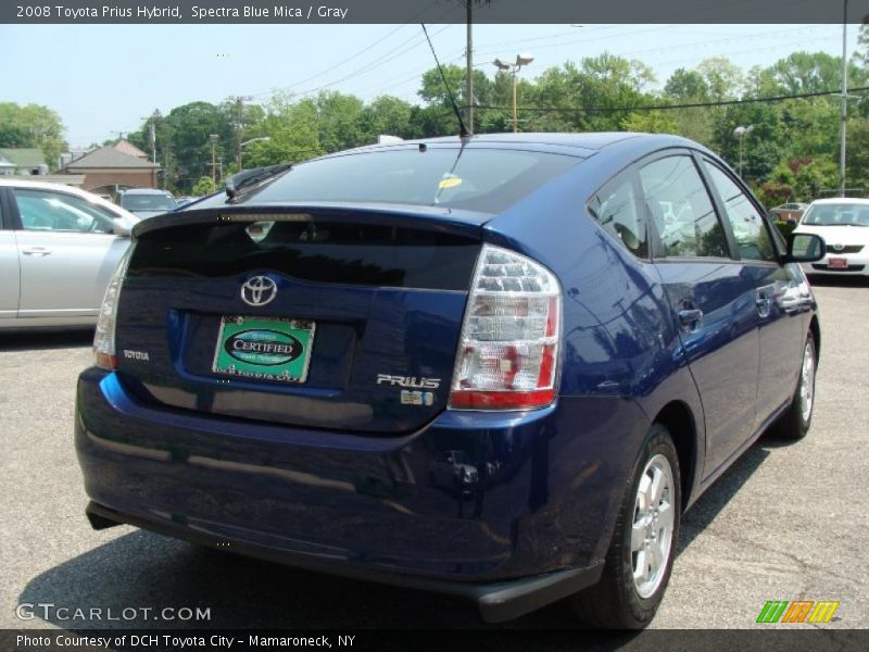 Spectra Blue Mica / Gray 2008 Toyota Prius Hybrid