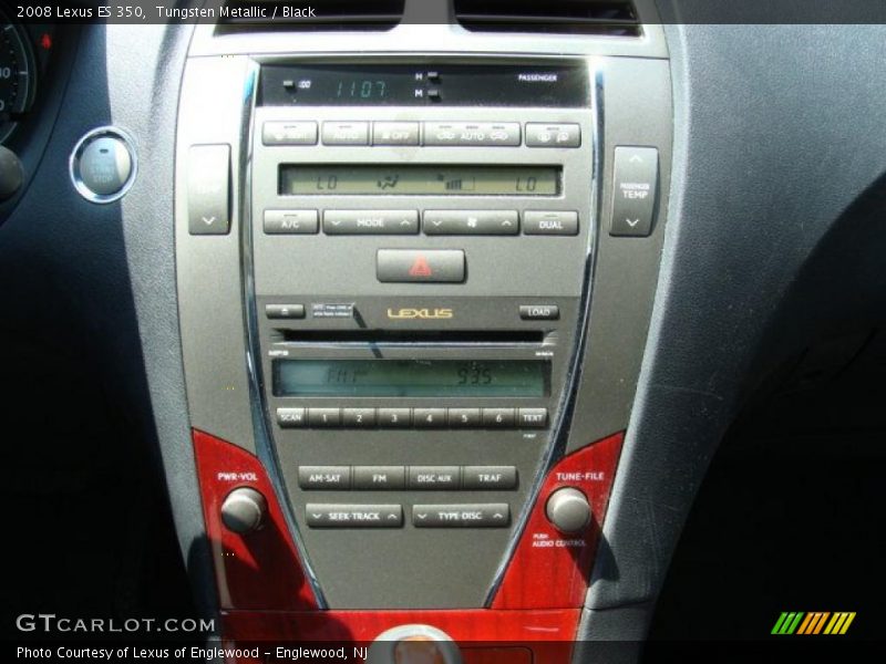 Tungsten Metallic / Black 2008 Lexus ES 350
